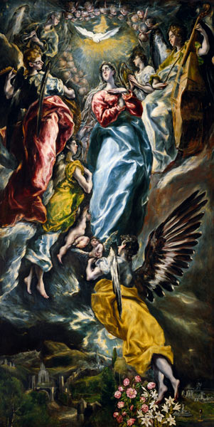 Maria Immakulata a El Greco (alias Dominikos Theotokopulos)