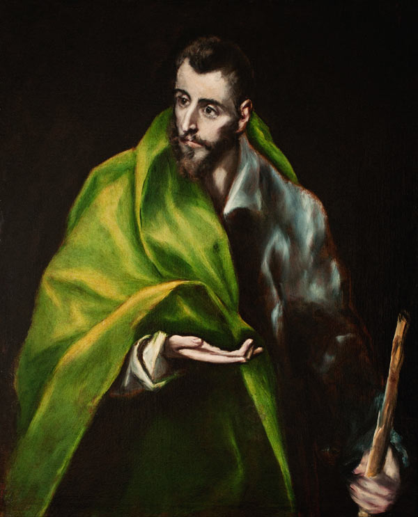 The Apostle Saint James the Great a El Greco (alias Dominikos Theotokopulos)