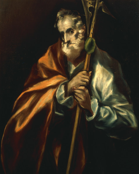 Apostle Thaddeus a El Greco (alias Dominikos Theotokopulos)