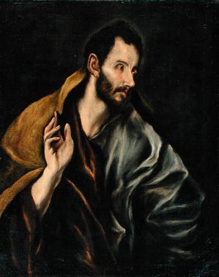 The Apostle Thomas a El Greco (alias Dominikos Theotokopulos)