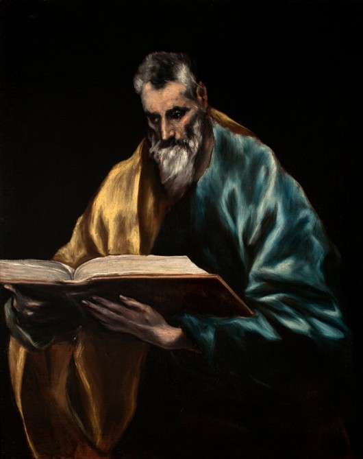 The Apostle Simon a El Greco (alias Dominikos Theotokopulos)