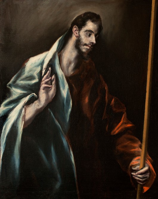 Saint Thomas the Apostle a El Greco (alias Dominikos Theotokopulos)