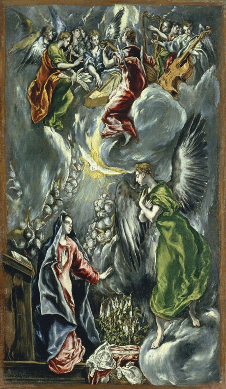 The Annunciation a El Greco (alias Dominikos Theotokopulos)