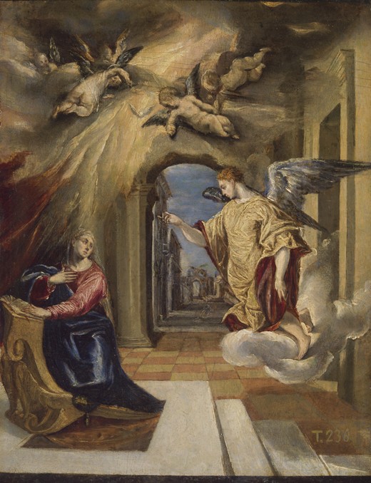 The Annunciation a El Greco (alias Dominikos Theotokopulos)