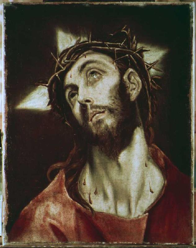 The Crucifie a El Greco (alias Dominikos Theotokopulos)