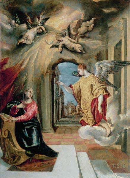 Proclamation of Mariä a El Greco (alias Dominikos Theotokopulos)