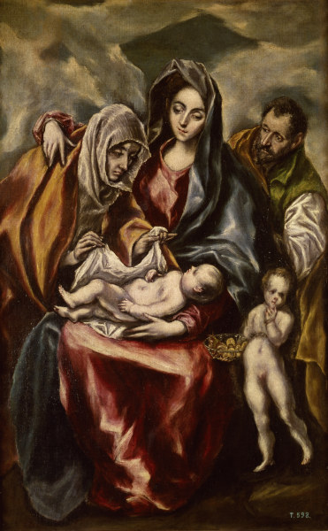 The Holy Family a El Greco (alias Dominikos Theotokopulos)