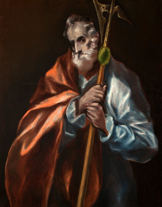 Saint Jude the Apostle a El Greco (alias Dominikos Theotokopulos)