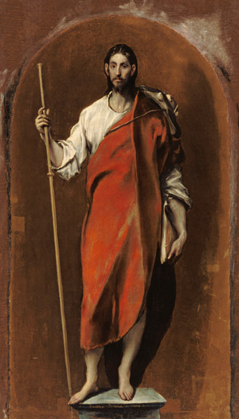Saint James the Great a El Greco (alias Dominikos Theotokopulos)