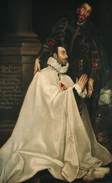 Julian Romero de las Azanas with St. Julian a El Greco (alias Dominikos Theotokopulos)