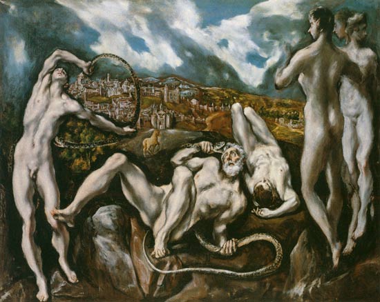 Laokoon a El Greco (alias Dominikos Theotokopulos)