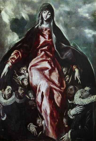 Protective casing Madonna a El Greco (alias Dominikos Theotokopulos)