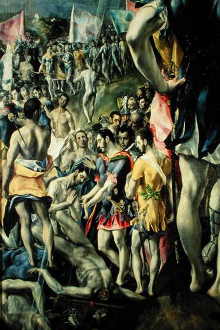 The Martyrdom of St. Maurice a El Greco (alias Dominikos Theotokopulos)