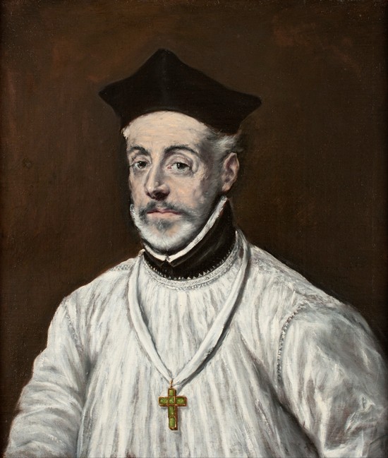 Portrait of Diego de Covarrubias y Leiva a El Greco (alias Dominikos Theotokopulos)