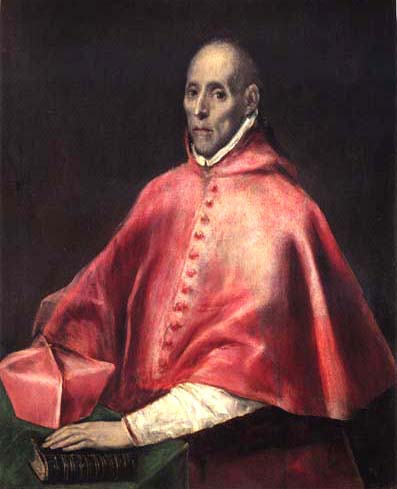 Portrait of the cardinal Tavera a El Greco (alias Dominikos Theotokopulos)