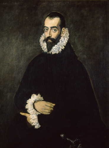 Portrait of Juan Alfonso de Pimentel y Herrera a El Greco (alias Dominikos Theotokopulos)