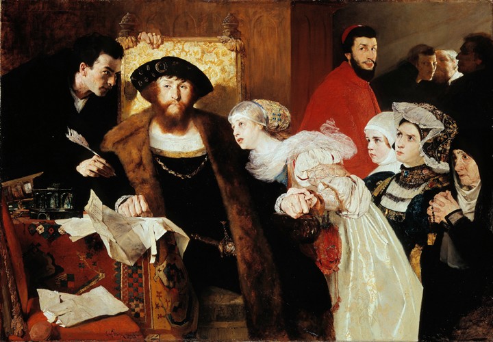 Christian II Signing the Death Warrant of Torben Oxe a Eilif Peterssen