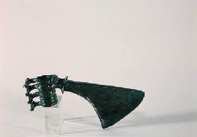Axe head with animal heads, from Lorestan, Iran