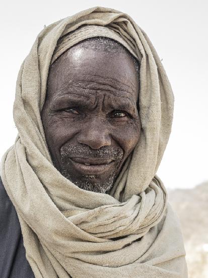 elder at Niergui refugee camp, Tchad