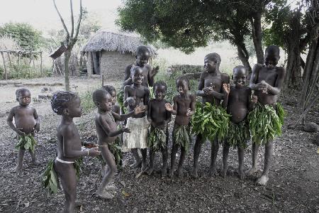 dupa children at northern Cameroon