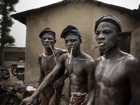 Just after the Boori ceremony, in the emirate of Minna, Nigeria