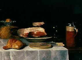 Breakfast table. a Elias Galli