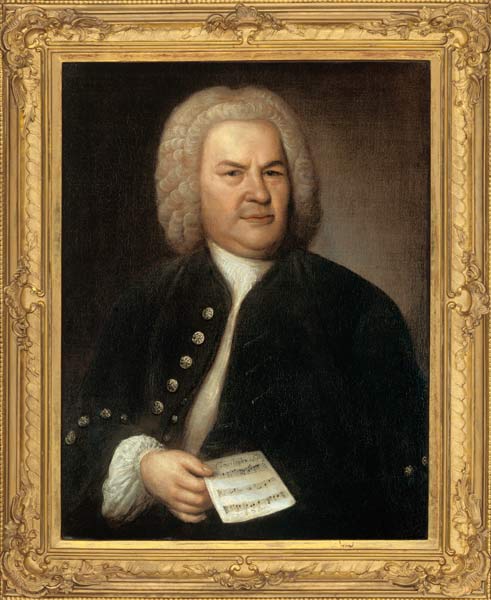 Ritratto di Johann Sebastian Bach a Elias Gottlob Haussmann