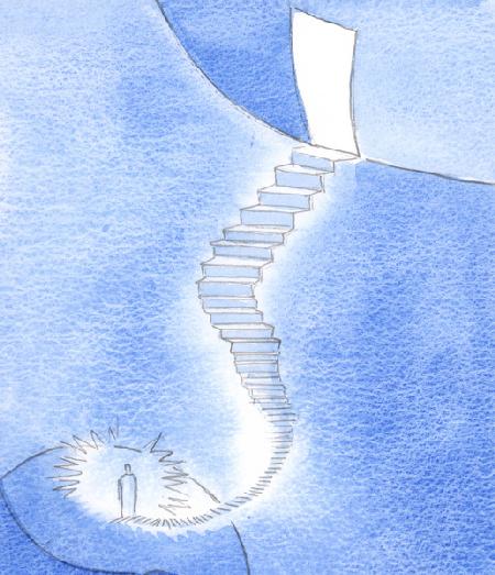 A Stairway to Heaven: It was Christ who welcomed me at the start of the long climb to Heaven, and wh