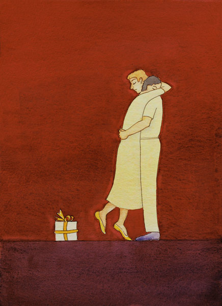 Human love should reflect God''s love and be selfless and faithful, 2005 (w/c on paper)  a Elizabeth  Wang