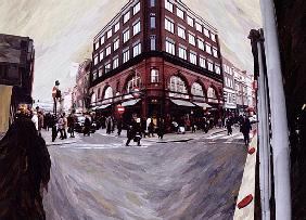 Turn Left for Neal Street, 1998 (paper mosaic collage) 