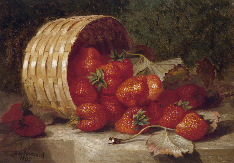Erdbeeren in einem Korb a Eloise Harriet Stannard
