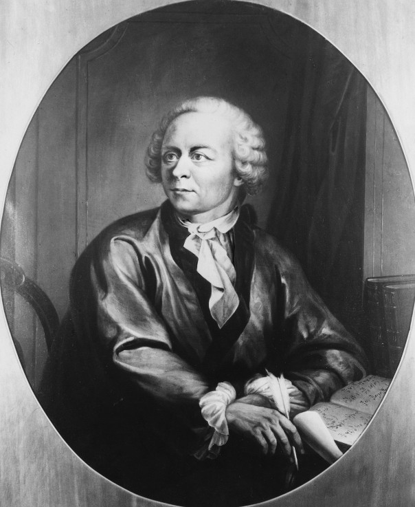 Portrait of the mathematican Leonhard Euler (1707-1783) a Emanuel Handmann
