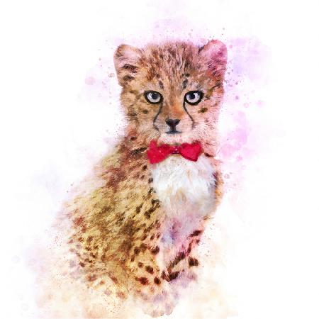 Baby Cheetah Watercolor