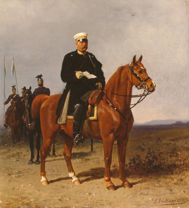 Bismarck zu Pferde a Emil Volkers