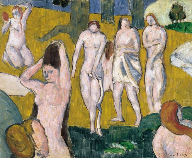 Women Bathing a Emile Bernard