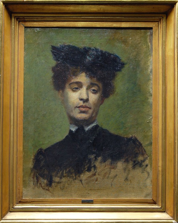 Portrait of Marie Lemasson a Emile Bernard