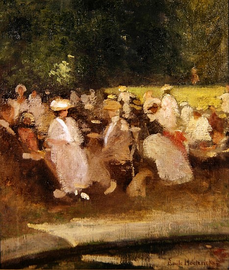 Summer in the Park, c.1881 a Emile Hoeterickx