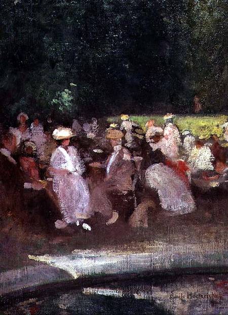 Summer in the Park a Emile Hoeterickx