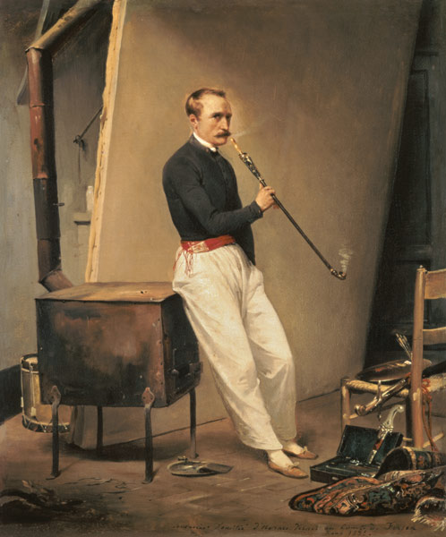 Horace Vernet / Self-portrait a Emile Jean Horace Vernet