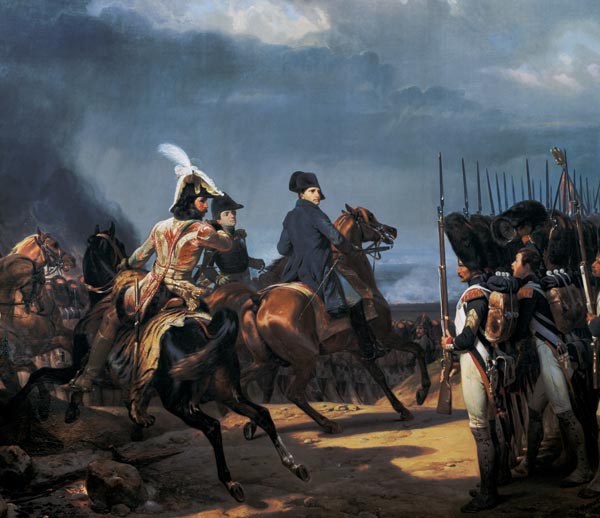 Napoleon at Jena / Ptg.by H.Vernet /1836 a Emile Jean Horace Vernet