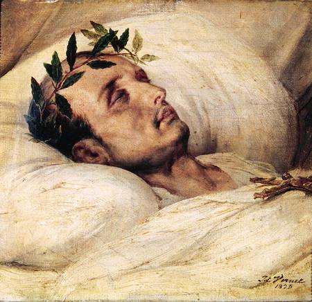Napoleon I (1769-1821) on his Deathbed a Emile Jean Horace Vernet
