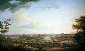 Bayonne, View / Painting by J. Vernet