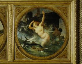 Horace Vernet / Ceiling painting / Paris