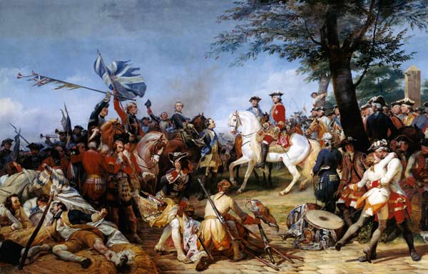 The Battle of Fontenoy, 11th May 1745 a Emile Jean Horace Vernet