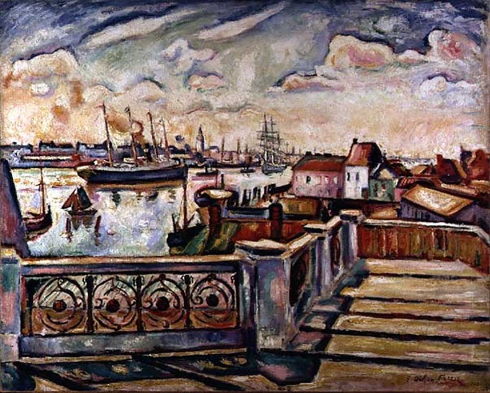 The Port of Antwerp, 1906 a Emile Othon Friesz