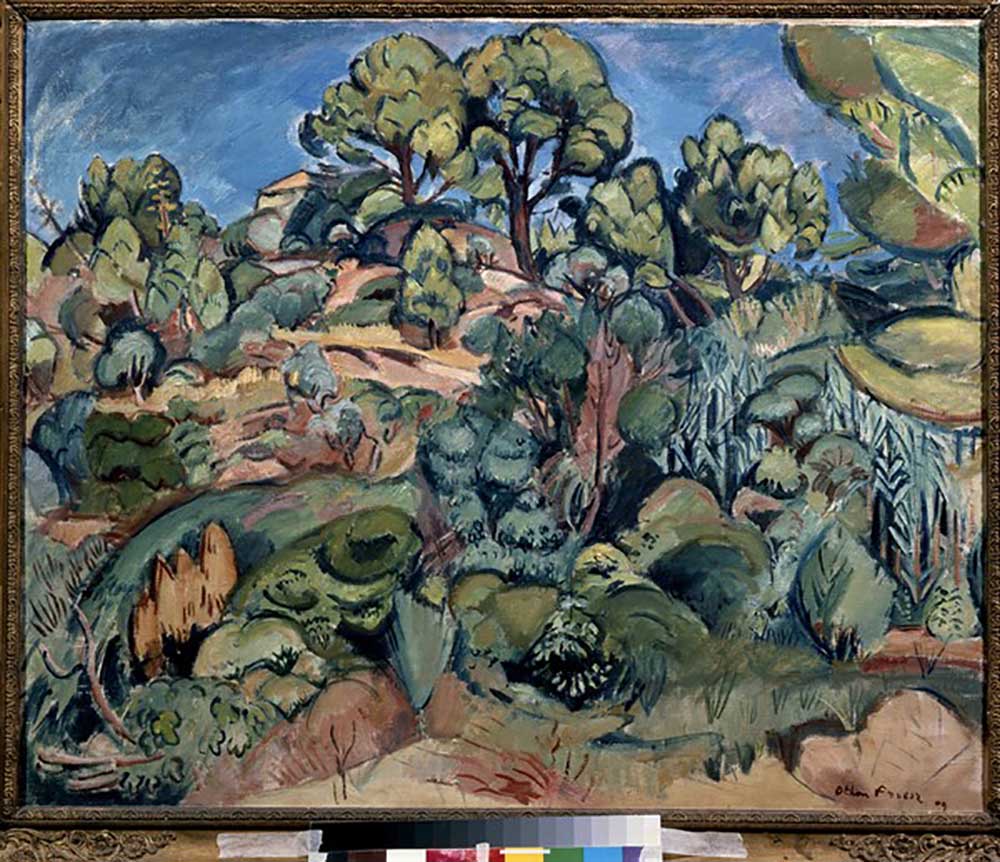 Trees in Cassis a Emile Othon Friesz