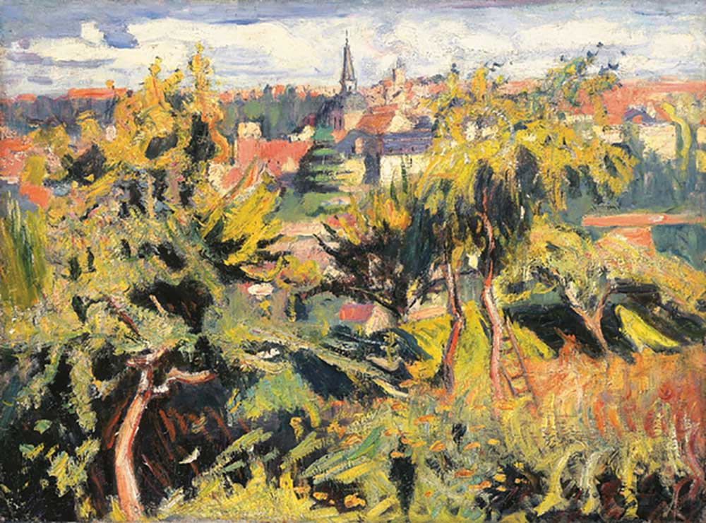 Small Town Behind Trees, 1904 a Emile Othon Friesz