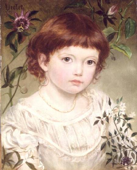 Violet - Portrait of a Girl a Emma Sandys
