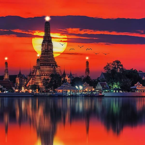 Bangkok Sunset a emmanuel charlat