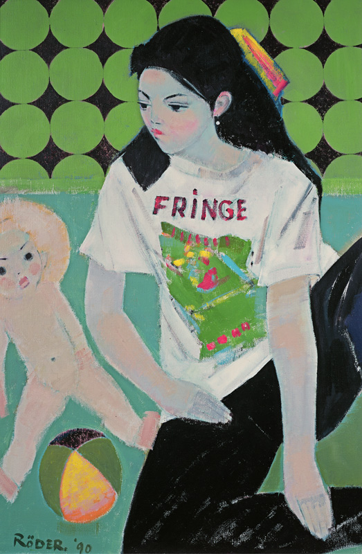 Fringe, 1990 (oil on board)  a Endre  Roder